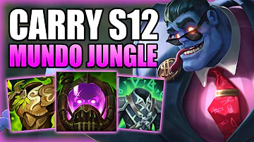 HOW TO PLAY DR. MUNDO JUNGLE & HARD CARRY IN SEASON 12! Best Build/Runes S+ Guide League of Legends