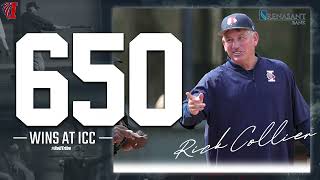 ICC Head Baseball Coach Rick Collier Talks 650th Win