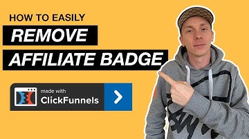 ClickFunnels Tutorial: How To Remove The "Made With ClickFunnels" Affiliate Badge
