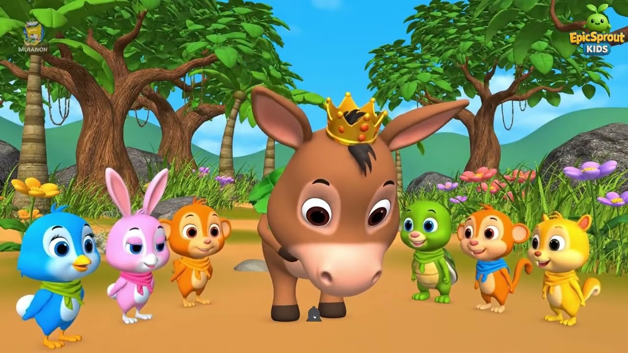 Hebrew | המלך חמור ראג׳ה | Donkey Raja | kids song