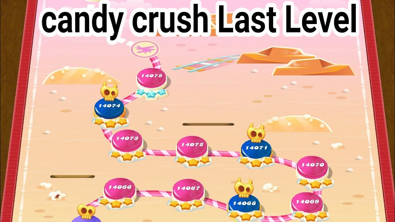 candy crush saga level 14075 candy crush last level YouTube