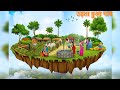 udta Hua Gaon | उड़ता हुआ गांव | Hindi stories| kahani | moral stories | cartoon kahaniya