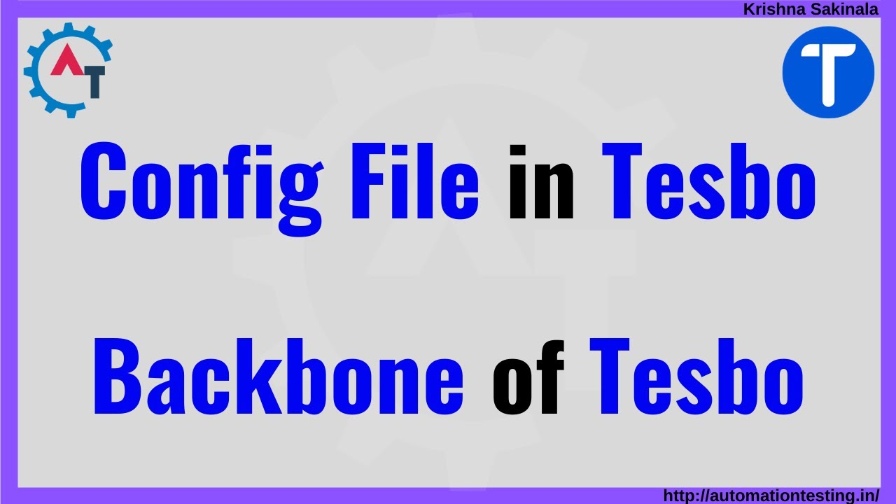 8. Config File in Tesbo | Back bone of Tesbo Framework