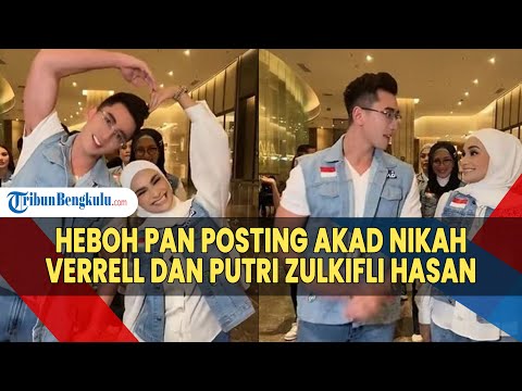 Heboh PAN Posting Video Diduga Akad Nikah Verrell Bramasta dan Putri Zulkifli Hasan, Gimick Partai?