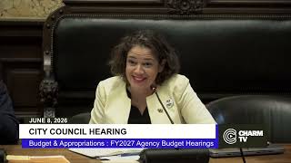 City Council Hearing: FY2027 Courts; June 8, 2026