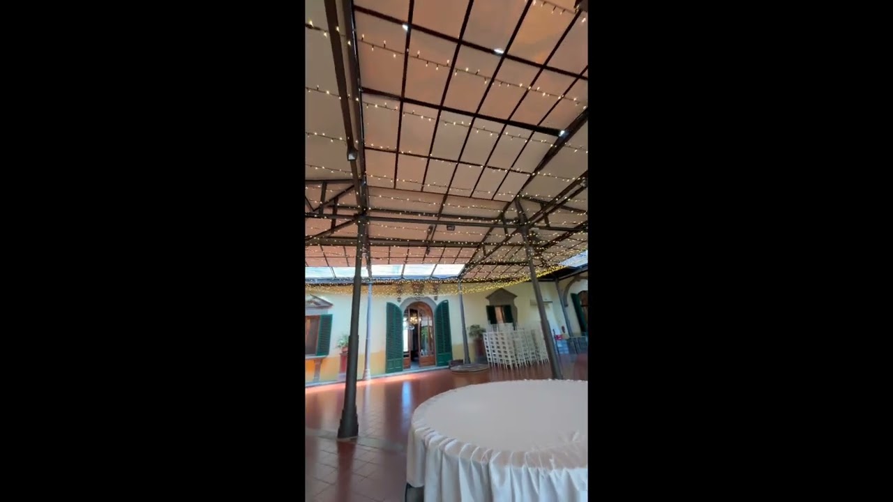 VILLA CASTELLETTI FAIRY LIGHTS SET UP