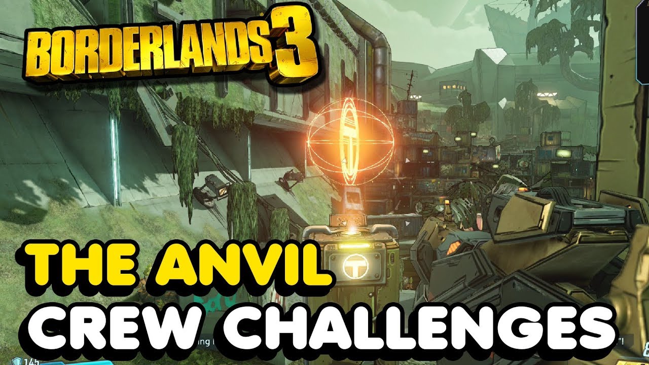 Borderlands 3 The Anvil All Crew Challenges | Typhon Logs, Dead Claptraps, Crimson Radios, etc...