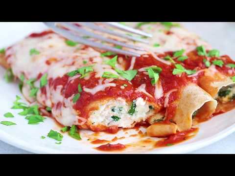 Homemade Spinach and Cheese Manicotti Recipe