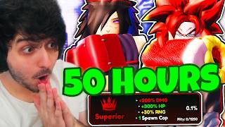 I Spent 50 HOURS Becoming OVERPOWERED in this NEW Roblox Anime 'Tower Defense'