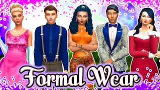 FORMAL OUTFITS | Sims 4 Lookbook + CC Links