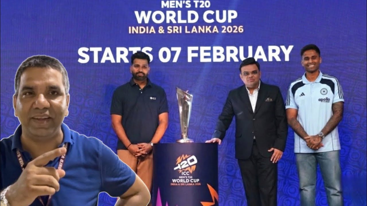 ICC T20WC 2026 Schedule Out | Rohit Named Brand Ambassador