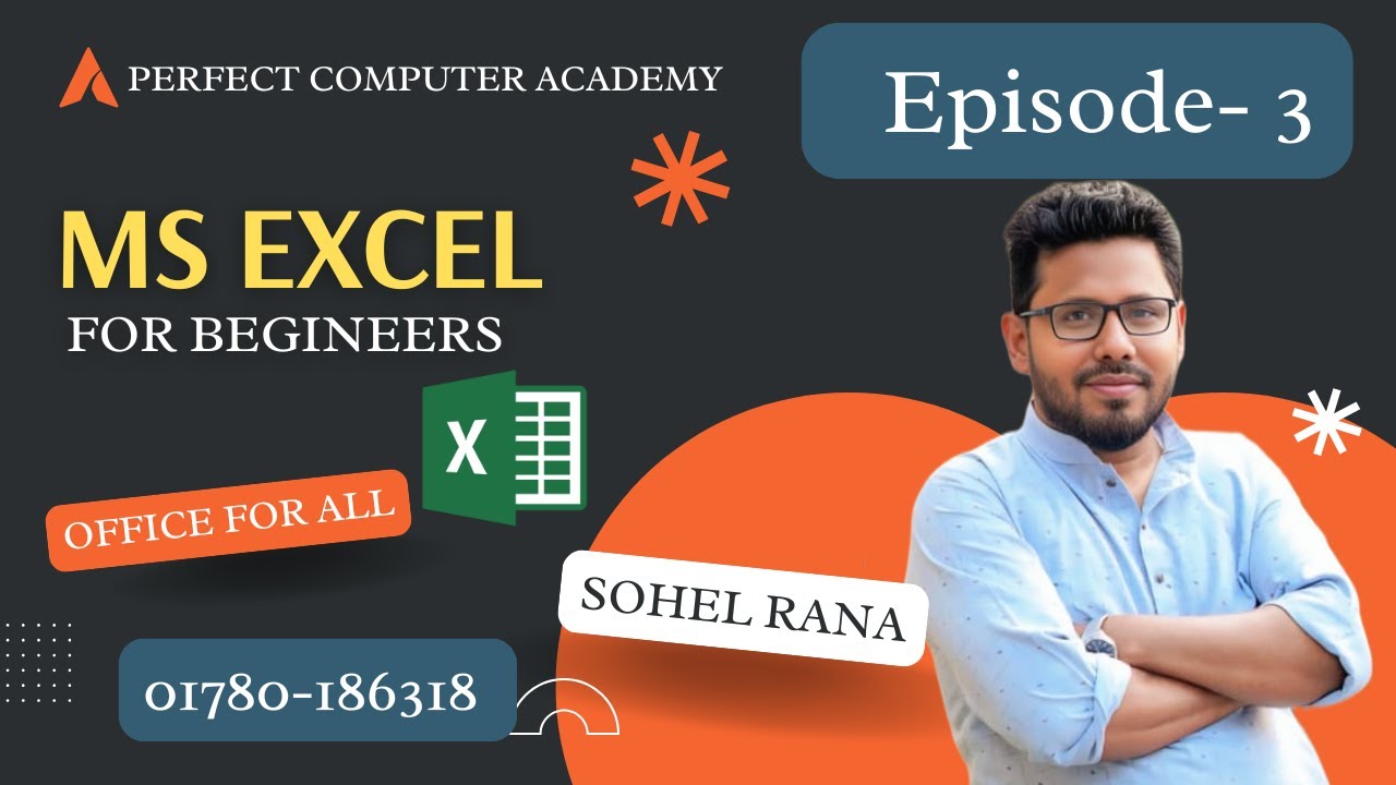 MS EXCEL EPISODE 3 ----- Copy, Cut Paste & Fill Command in MS Excel ...