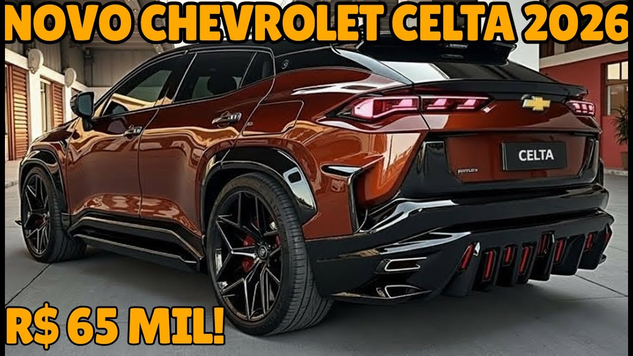 Novo Chevrolet Celta 2026 Surpreende! Preço Baixo, Design Moderno e Economia Real