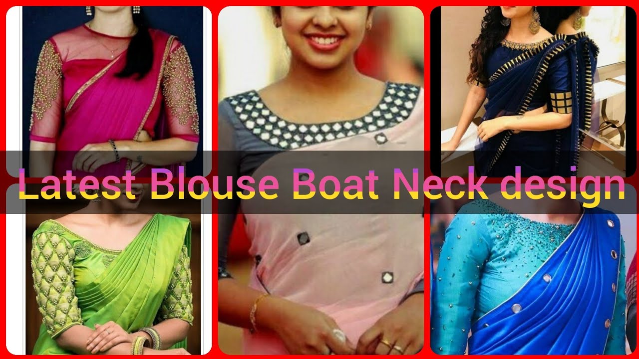 Latest Beautiful Boat Neck Blouse designs 2020|| - YouTube