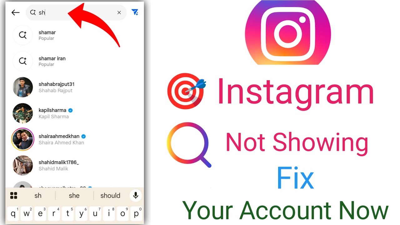 Fix Instagram Account Not Showing in Search | IG Search Problem Solved ...