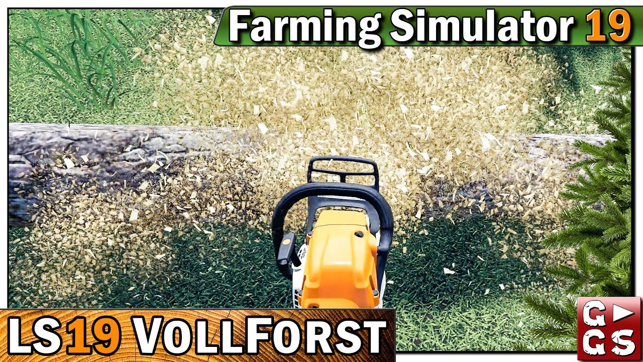 Die Bäume werden knapp #13 LS19 VOLLFORST gaming logo
