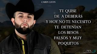 (LETRA) Tu Amor Barato - Carin Leon [ESTUDIO 2019] chords