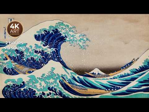 The Great Wave Off Kanagawa | 2 Hours Screensaver for Your TV