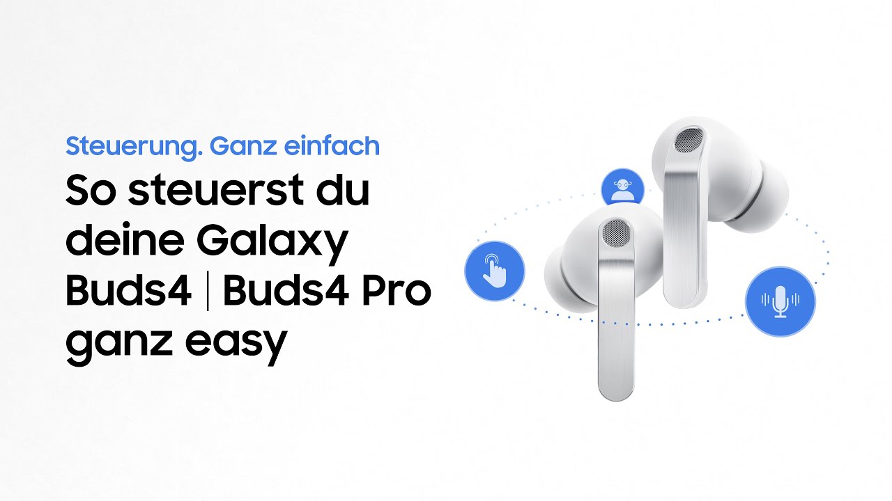 So steuerst du deine Galaxy Buds ganz easy | Galaxy Buds4-Serie | Samsung