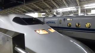 東海道新幹線 700系 C52編成 こだま683号新大阪行き 東京駅15番線発車【700系定期運用終了】