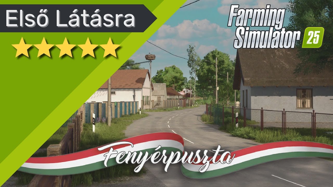 Újabb Magyar Map! - FSH Modding : Fenyérpuszta | Farming Simulator 25