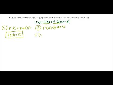 2B Linear Approximation of sin(x)