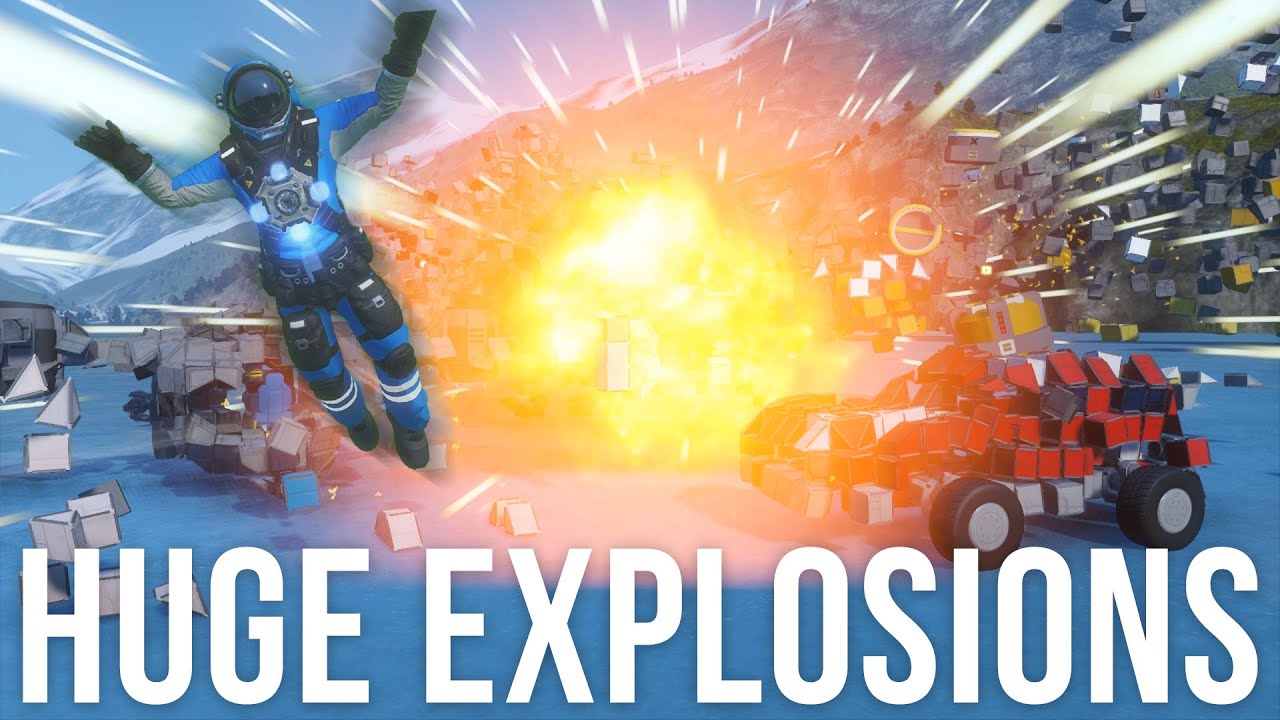 HUGE EXPLOSION COMPILATION! Jump Drive Explosion Mod by Draygo YouTube