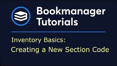 Creating A New Section Code