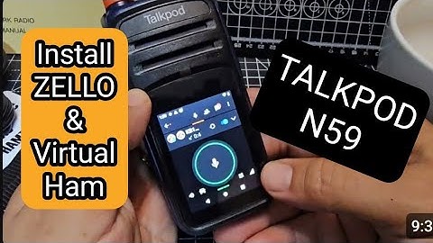 Talkpod N58 plus - Zello & Talkpod App Set Up / Unbox