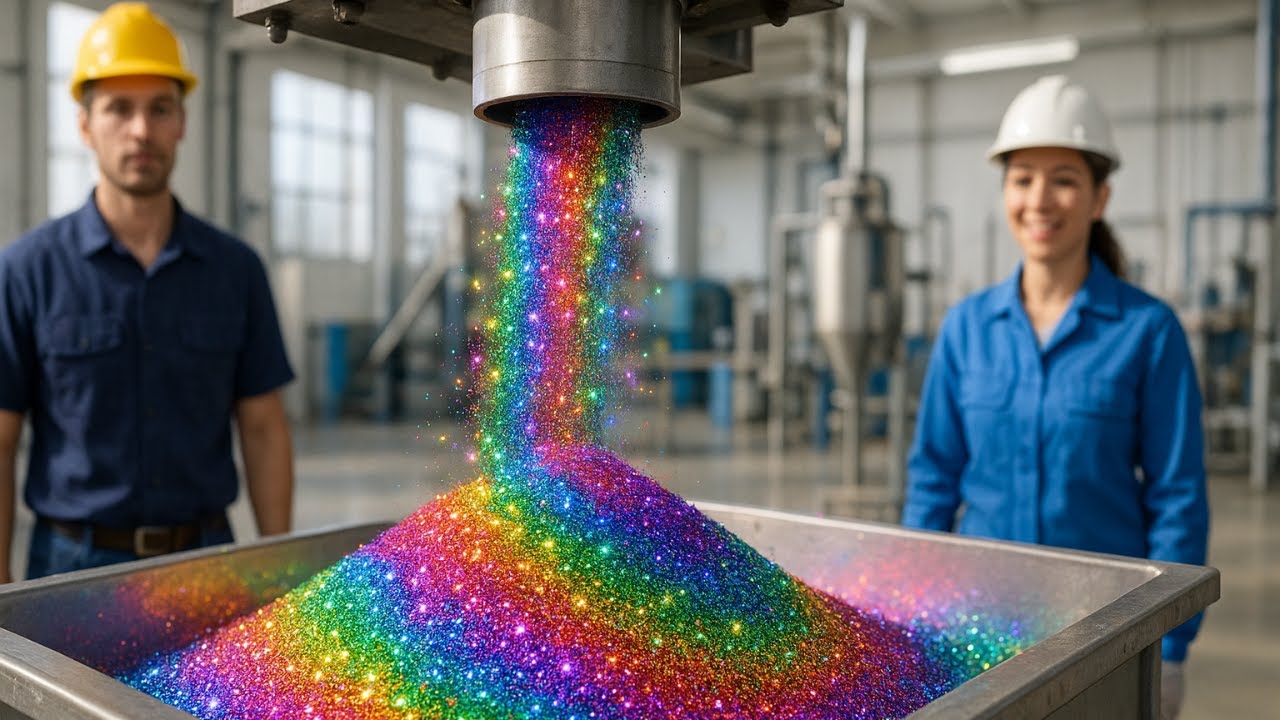 What Glitter Is Actually Made Of?! | How It’s Made