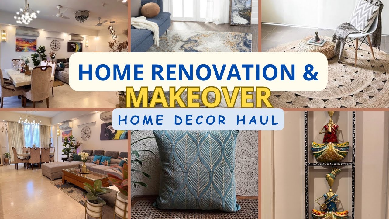 My Home Renovation ❤️Amazon & Banjara Haul with New Living & Dining Room Tour 🏡