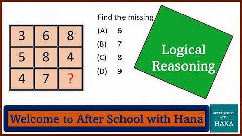 Missing Number in Square puzzle / Solved with Explanation / Logical reasoning Olympiad