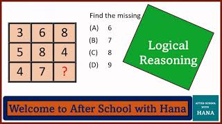 Missing Number in Square puzzle / Solved with Explanation / Logical reasoning Olympiad