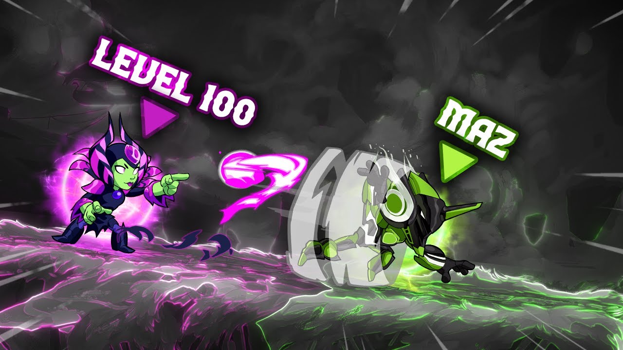 لعبت ضد اعلي لفل بشخصية فيت لفل 100 | Brawlhalla