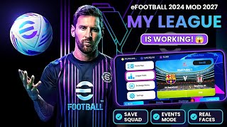 eFootball 2024 Mod 2027 | My League Working + Save Squad & Events Mode 😱 screenshot 4
