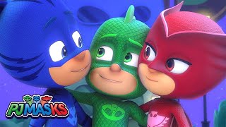 New PJ Masks 🎵SAVE THE DAY 🎵Sing along with the PJ Masks! | HD | Superhero Cartoons for Kids
