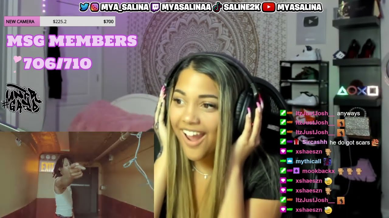 Mya Salina REACTS to B-Lovee - Active (Night N Day) [OFFICIAL VIDEO]