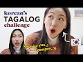 Speaking Only TAGALOG for a Day in Korea