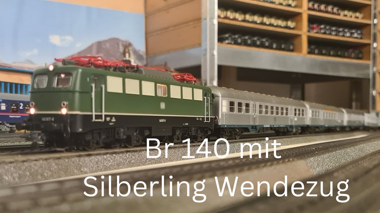 Piko 51756 mit Silberling Wendezug