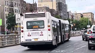 MTA NYCT: 2010 Novabus LFSA #1285 on the Bx1-LTD to Riverdale departing Grand Concourse/E Fordham Rd