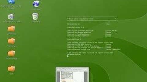 Debian Etch 4.0 con Beryl emerald-theme