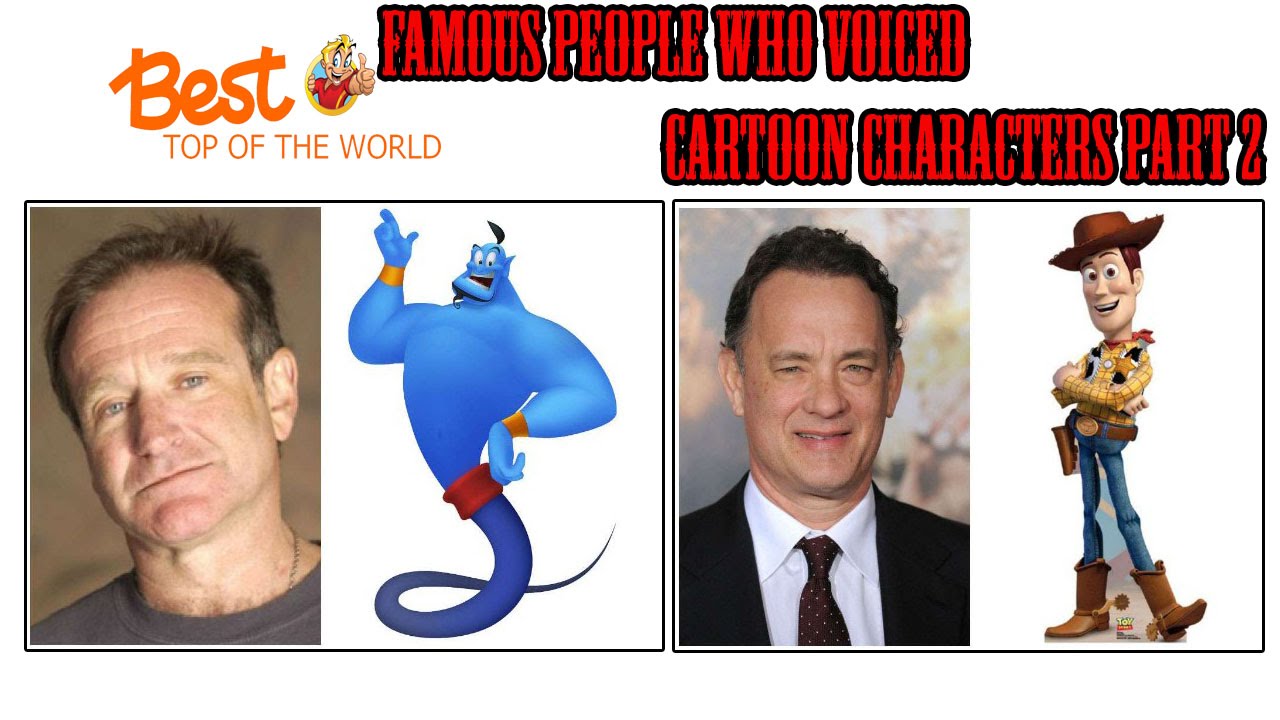 Best Top Of The World  Famous People Who Voiced Cartoon Characters part 2 - YouTube