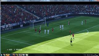 [FIFA18]Alessandrini Amazing Free Kick Goal screenshot 2