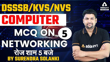 DSSSB 2022 | TGT Computer | MCQ on Networking #5 | By Surendra Solanki