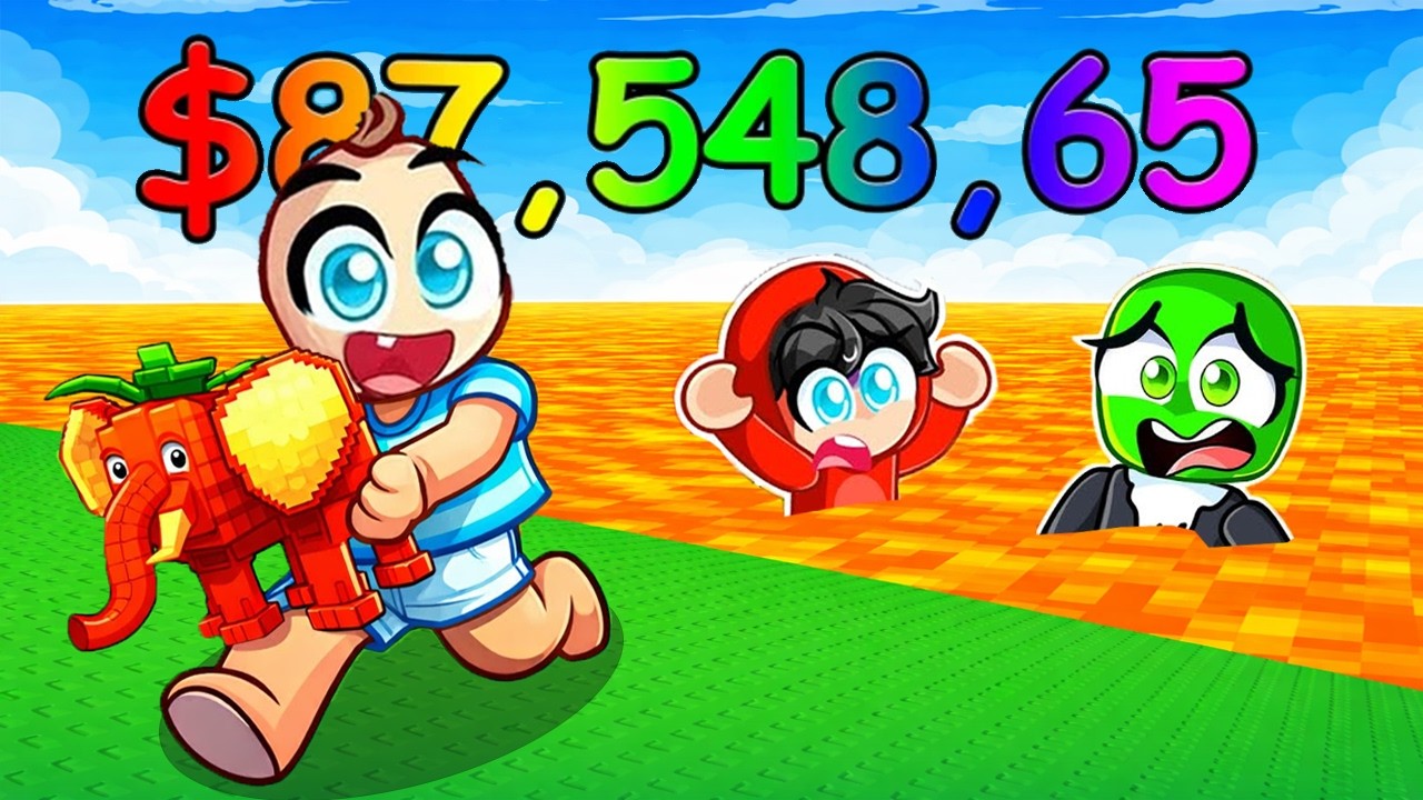 ZDOBYŁEM NAJLEPSZE BRAINROTY w Survive LAVA for Brainrots!!