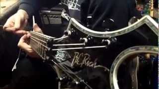 Pace Guitar Repair Bc Rich Jr V Overhaul.wmv