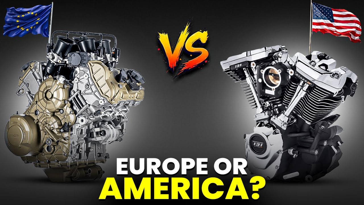European Engine Why American and European Motorcycle Engines Are So Different - YouTube