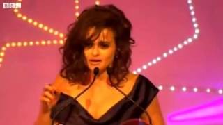 Helena Bonham Carter at BFI London Film Festival - Accepting Award