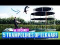 5 TRAMPOLINES OP ELKAAR - HOOGSTE VAN NEDERLAND