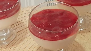 Panna Cotta con Fresas